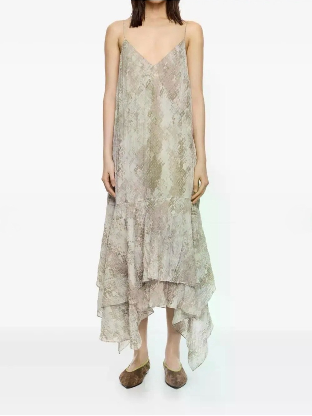 Bimba Y Lola asymmetrical maxi dress